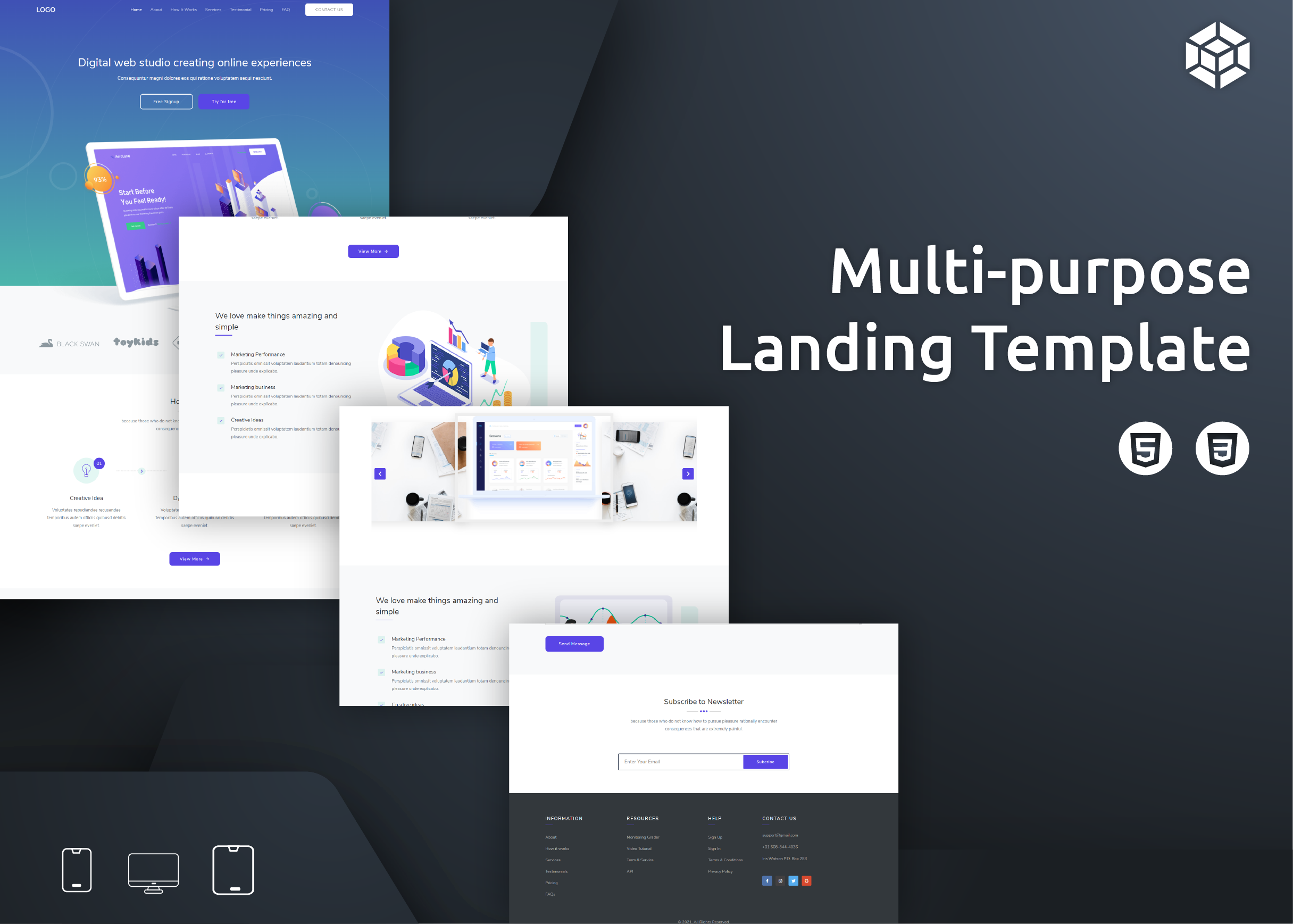 TrioMulti - Creative Multipurpose HTML Template